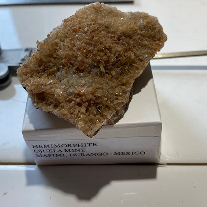 HEMIMORPHITE : OJUELA MINE, MAPIMI, DURANGO, MEXICO. 55g MF5224