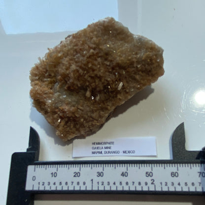 HEMIMORPHITE : OJUELA MINE, MAPIMI, DURANGO, MEXICO. 55g MF5224