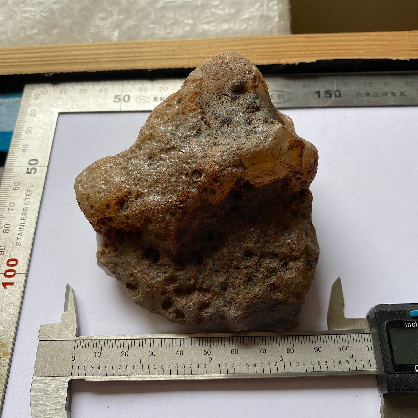 CHALCEDONY QUARTZ INTERESTING SPECIMEN FROM NEW MEXICO 449g MF4441