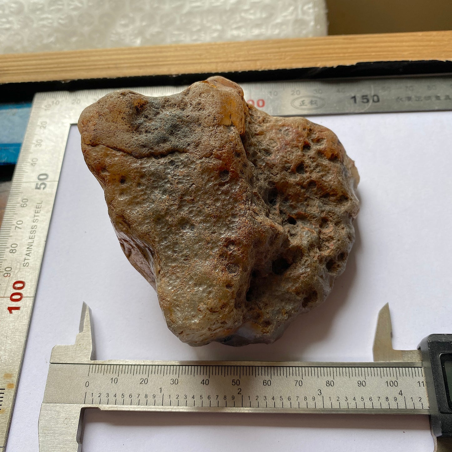 CHALCEDONY QUARTZ INTERESTING SPECIMEN FROM NEW MEXICO 449g MF4441