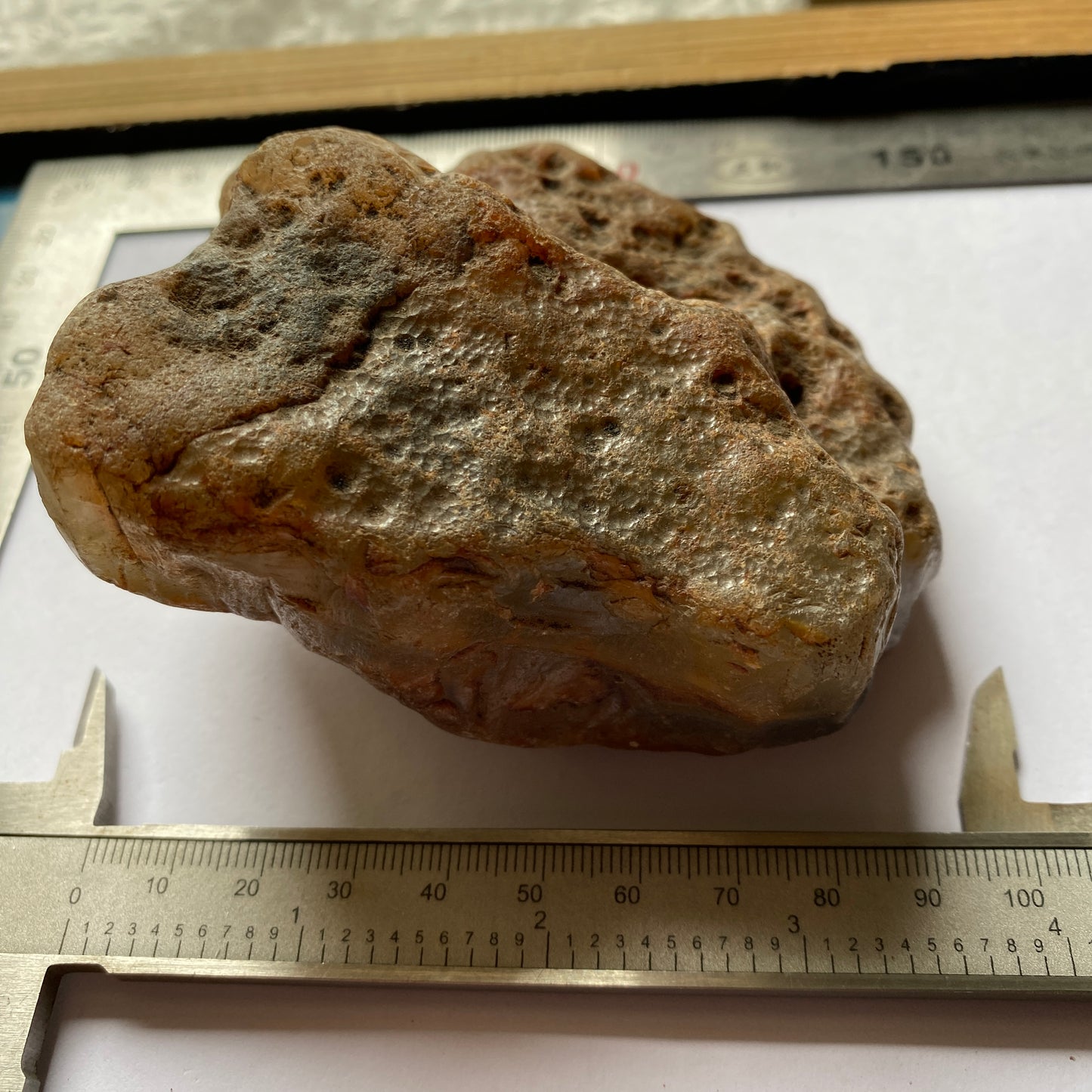 CHALCEDONY QUARTZ INTERESTING SPECIMEN FROM NEW MEXICO 449g MF4441