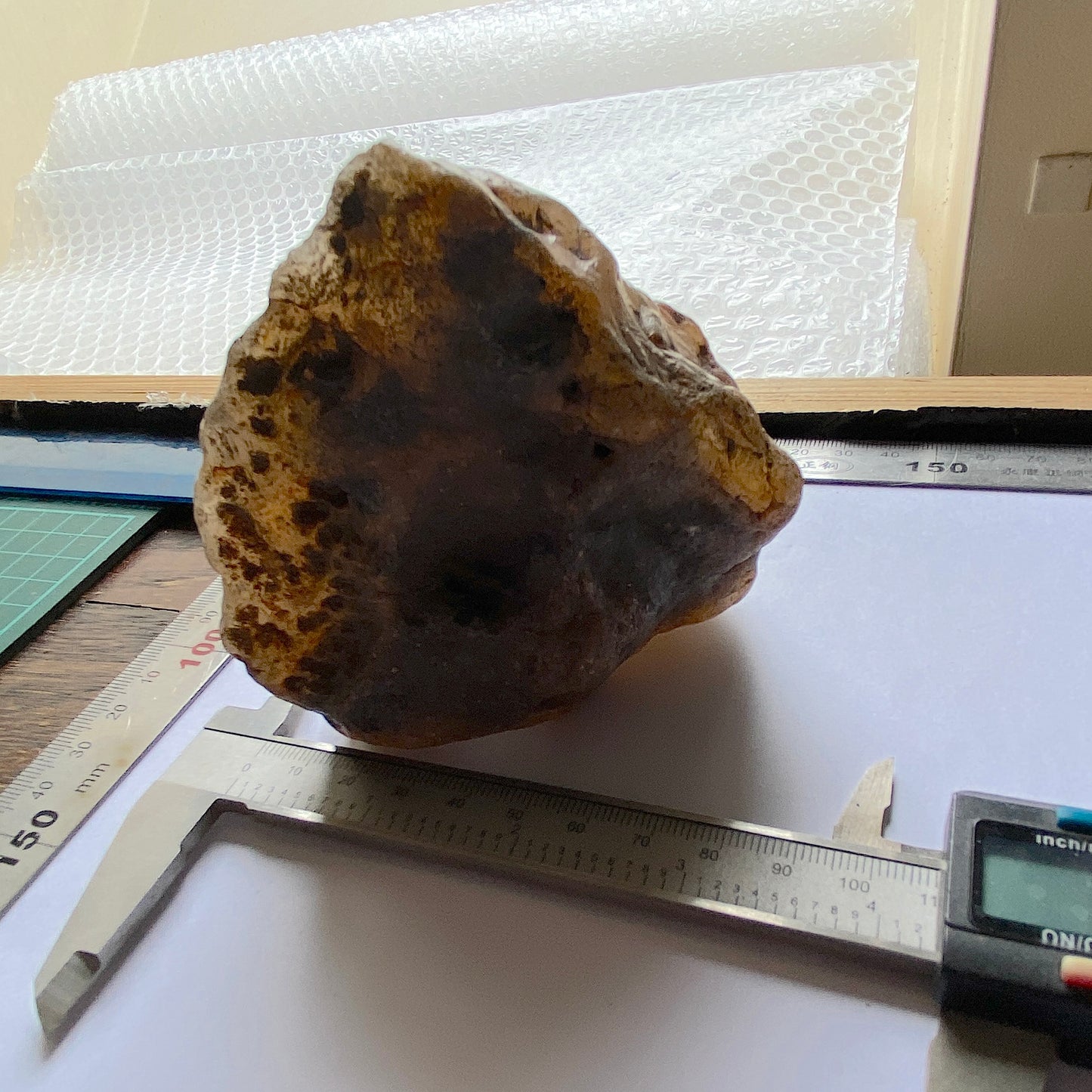 CHALCEDONY QUARTZ INTERESTING SPECIMEN FROM NEW MEXICO 449g MF4441