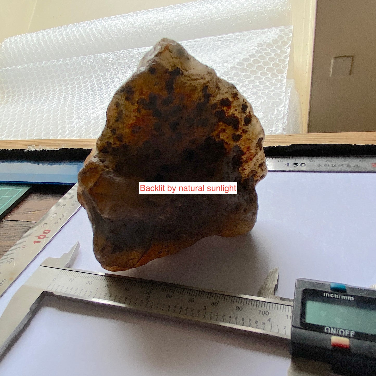 CHALCEDONY QUARTZ INTERESTING SPECIMEN FROM NEW MEXICO 449g MF4441