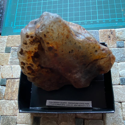 CHALCEDONY QUARTZ INTERESTING SPECIMEN FROM NEW MEXICO 449g MF4441