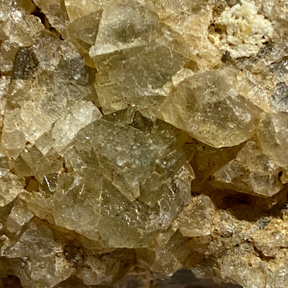 FLUORITE WITH QUARTZ : RAMPGILL MINE, NENTHEAD, CUMBRIA, ENGLAND 592g MF1558