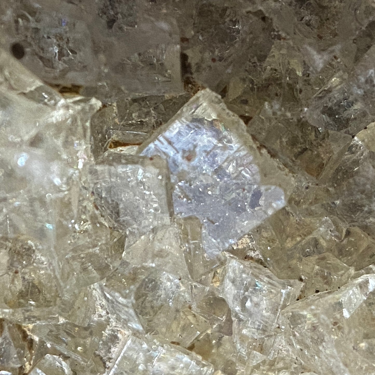 FLUORITE WITH QUARTZ : RAMPGILL MINE, NENTHEAD, CUMBRIA, ENGLAND 592g MF1558