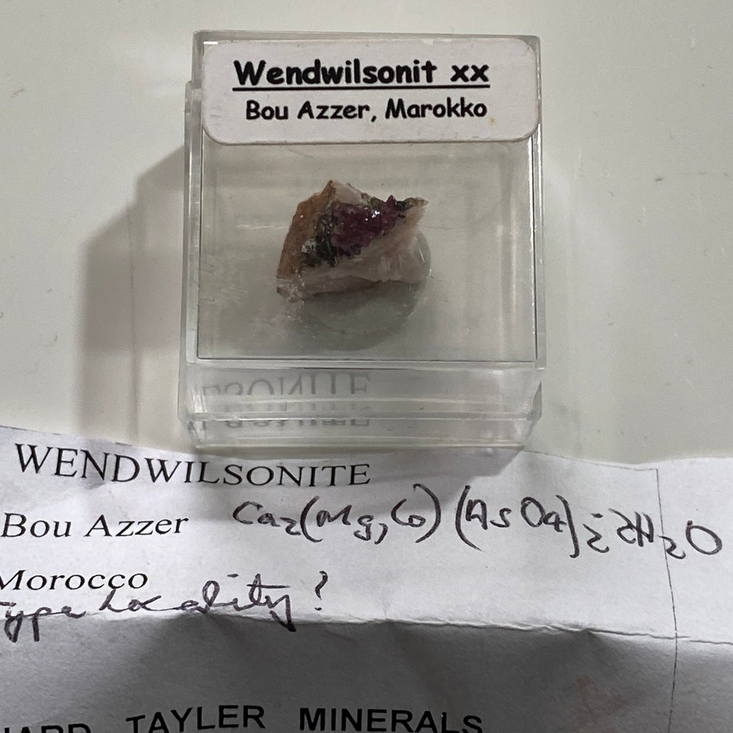 WENDWILSONITE - BOU AZZER, DRAA-TAFILALET, MOROCCO, AFRICA 2g MF4221