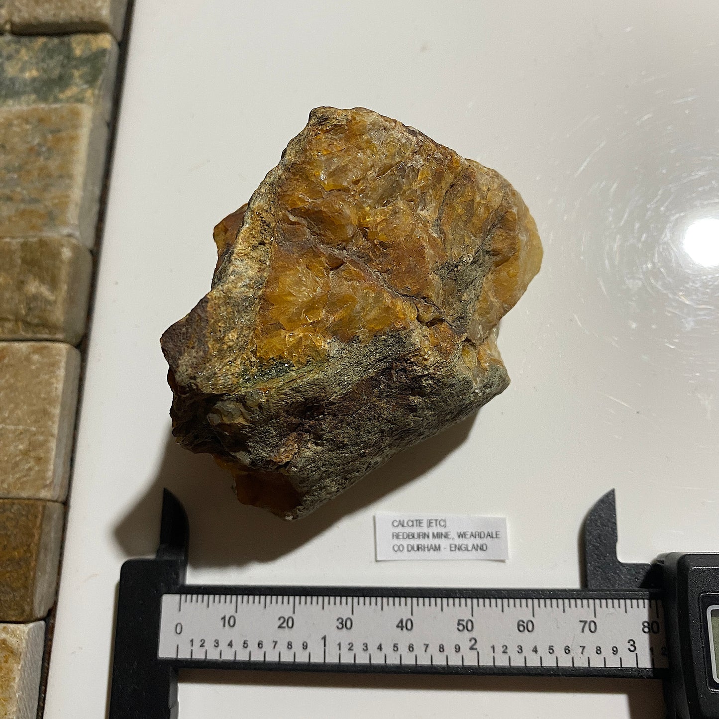 CALCITE [ETC] : REDBURN MINE, WEARDALE, COUNTY DURHAM, ENGLAND 201g MF5228