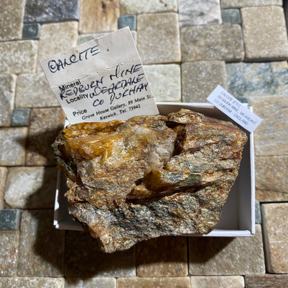 CALCITE [ETC] : REDBURN MINE, WEARDALE, COUNTY DURHAM, ENGLAND 201g MF5228