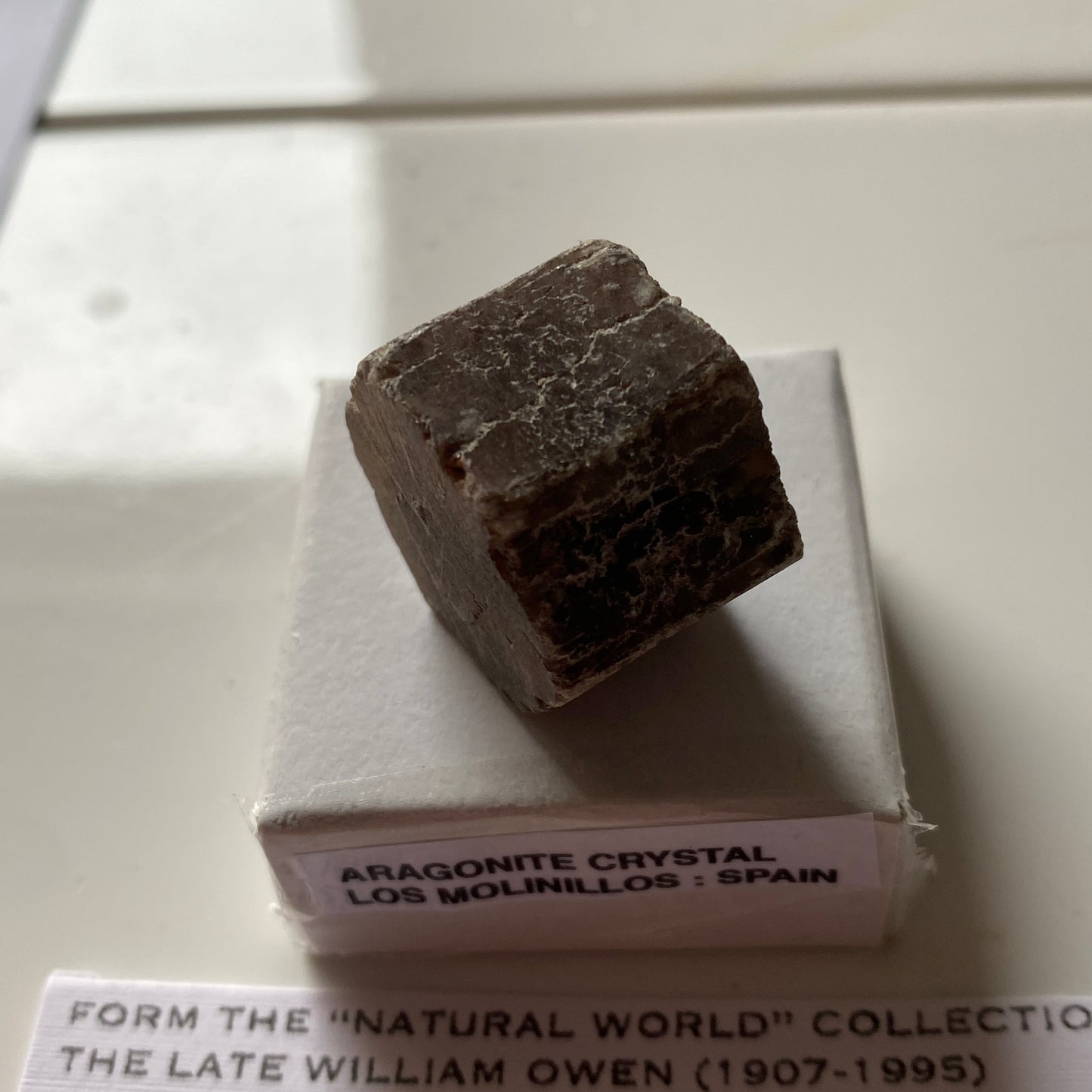 ARAGONITE CRYSTAL - LOS MOLINILLOS, SPAIN 19g MF4444