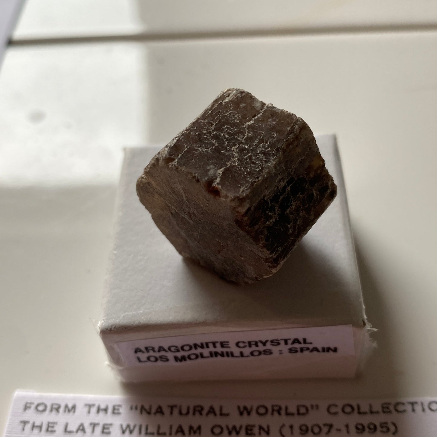 ARAGONITE CRYSTAL - LOS MOLINILLOS, SPAIN 19g MF4444