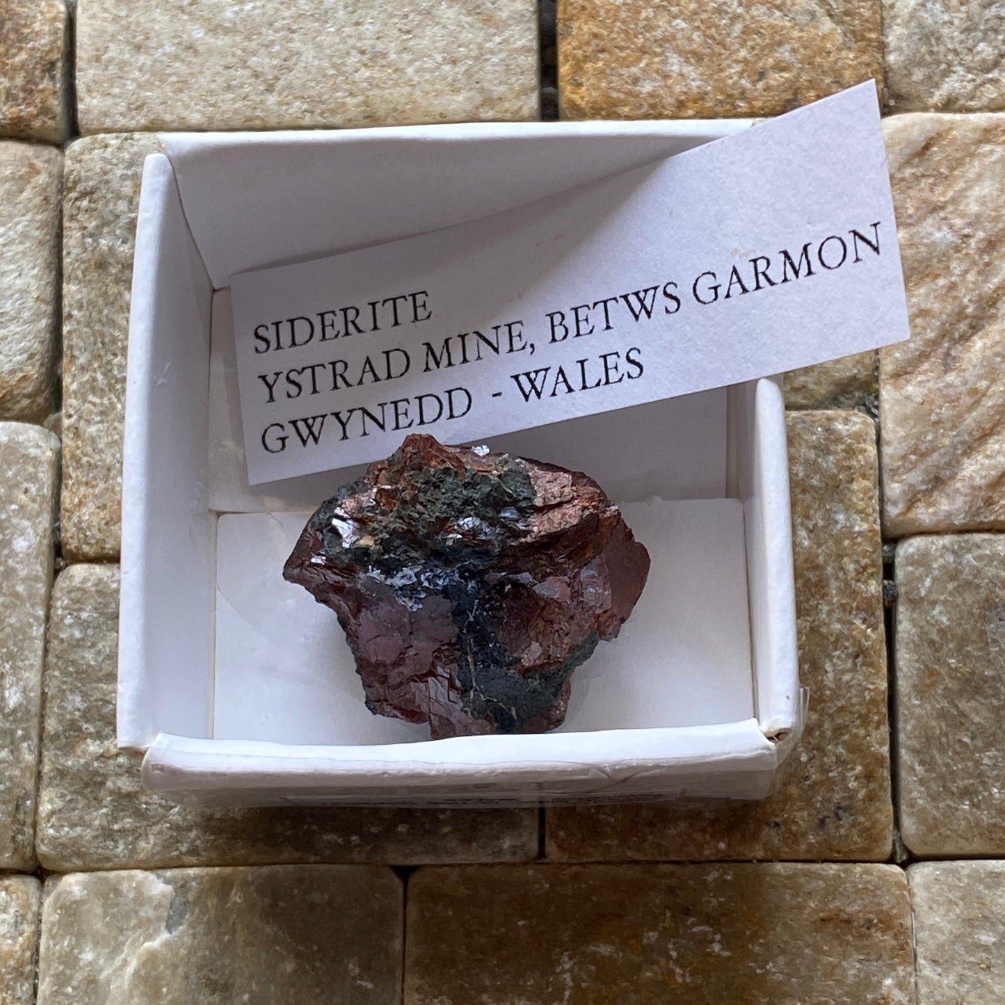 SIDERITE : YSTRAD MINE, BETWS GARMON, GWYNEDD, WALES - U.K.