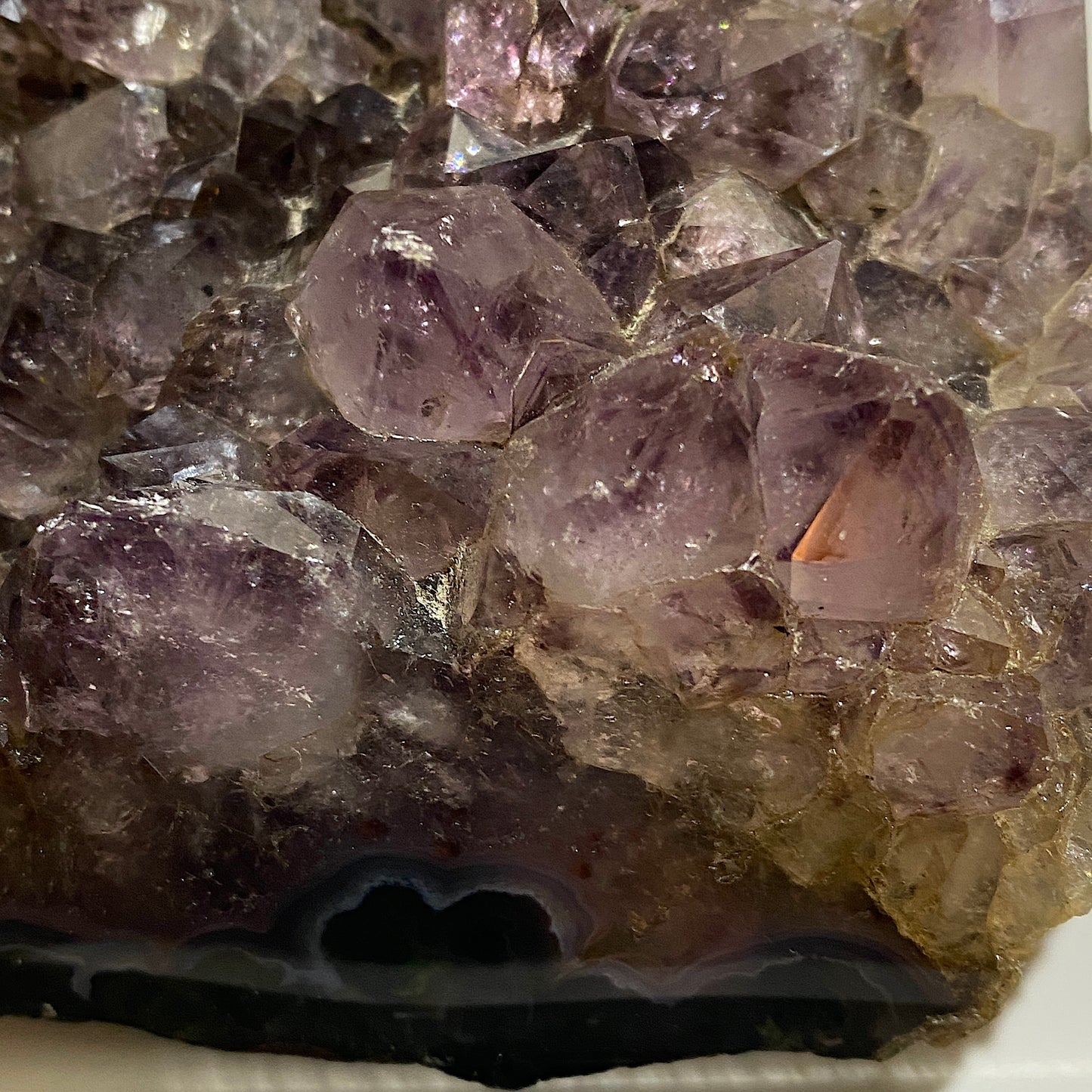 AMETHYST QUARTZ CRYSTAL ASSEMBLAGE.  AMETISTA, BRAZIL 343g MF1516