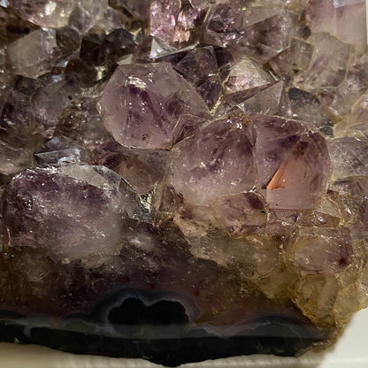 AMETHYST QUARTZ CRYSTAL ASSEMBLAGE.  AMETISTA, BRAZIL 343g MF1516