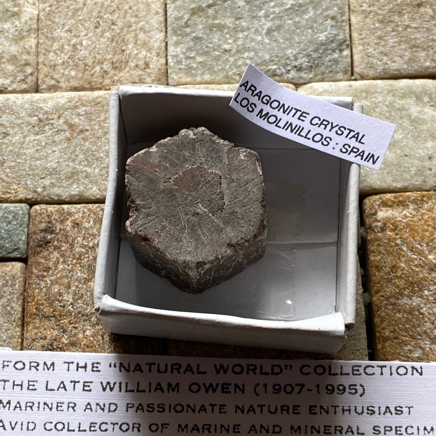 ARAGONITE CRYSTAL - LOS MOLINILLOS, SPAIN 19g MF4444