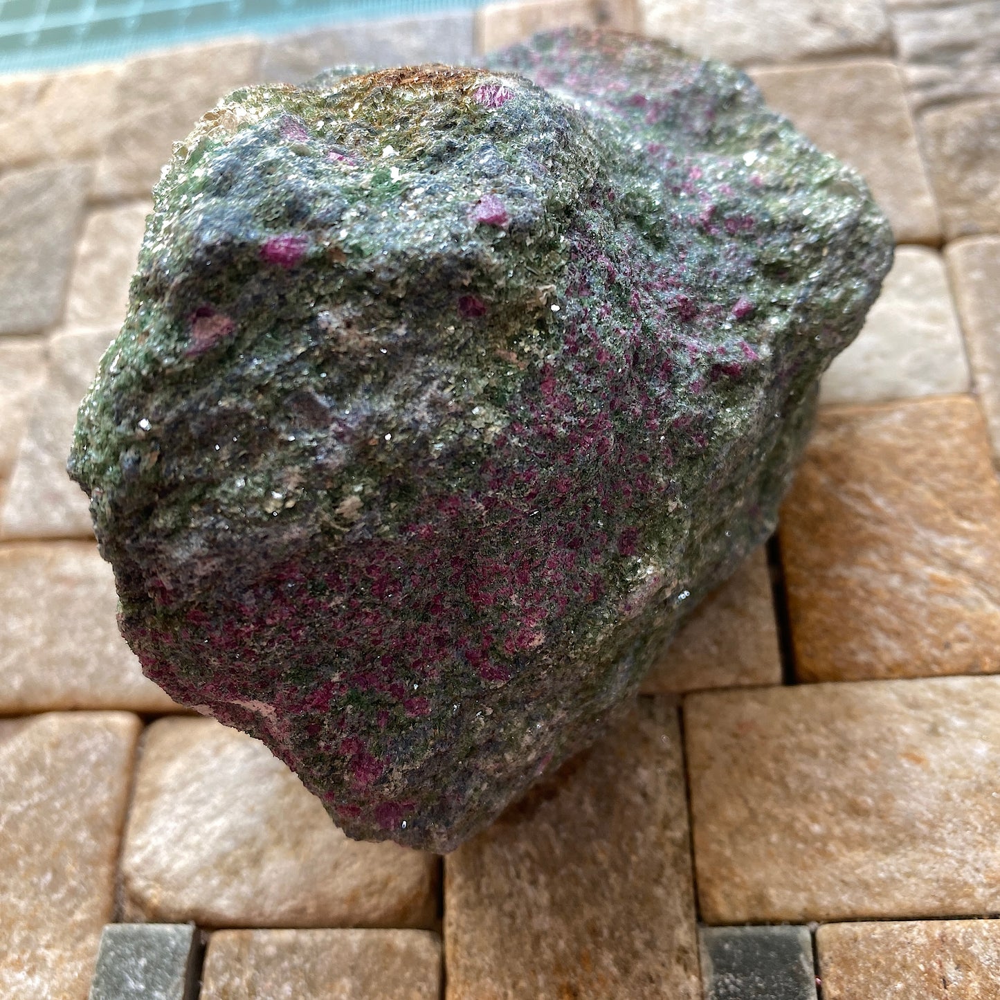 FUCHSITE WITH RUBY CORUNDUM : ERONGO MOUNTAINS, NAMIBIA 329g. MF5230