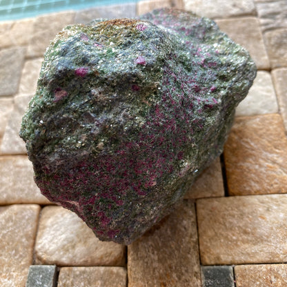 FUCHSITE WITH RUBY CORUNDUM : ERONGO MOUNTAINS, NAMIBIA 329g. MF5230