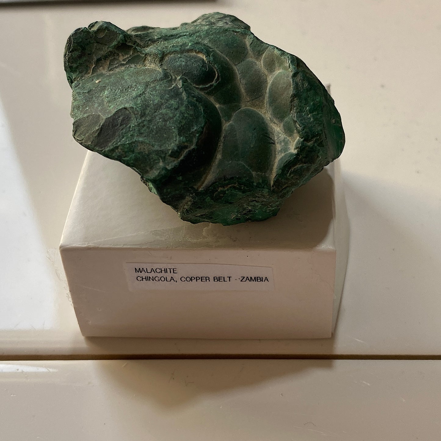 MALACHITE : CHINGOLA, COPPER BELT PROVINCE, ZAMBIA  108g MF5231