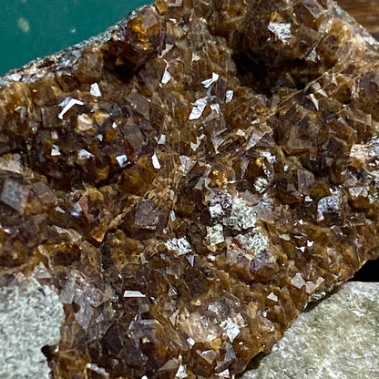 ANDRADITE GARNET CRYSTAL ASSEMBLAGE, SKJERPEMYR MINE, NORWAY 29g MF1562