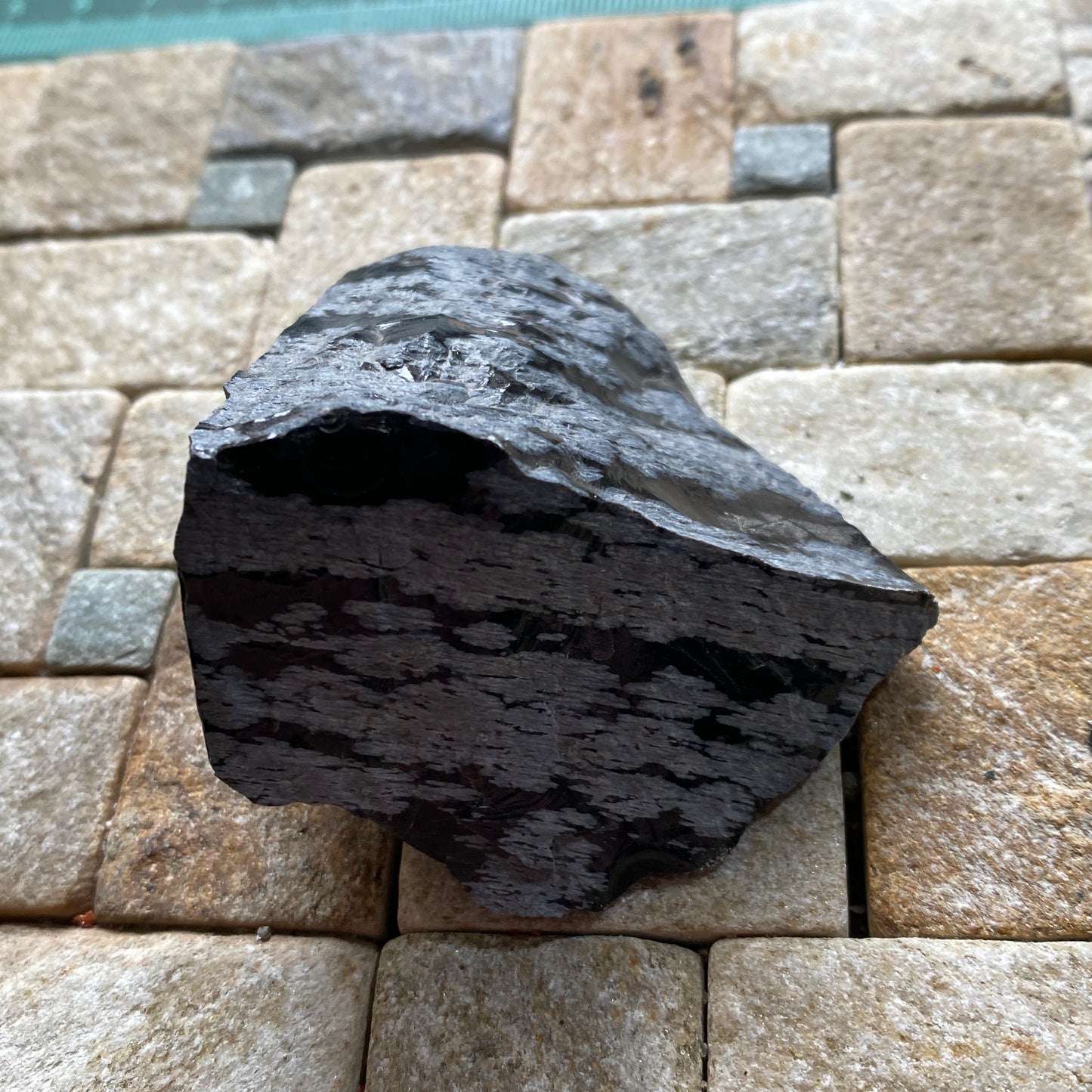 OBSIDIAN WITH CRISTOBALITE - BLACK SPRINGS, UTAH, U.S.A. 73g MF4225