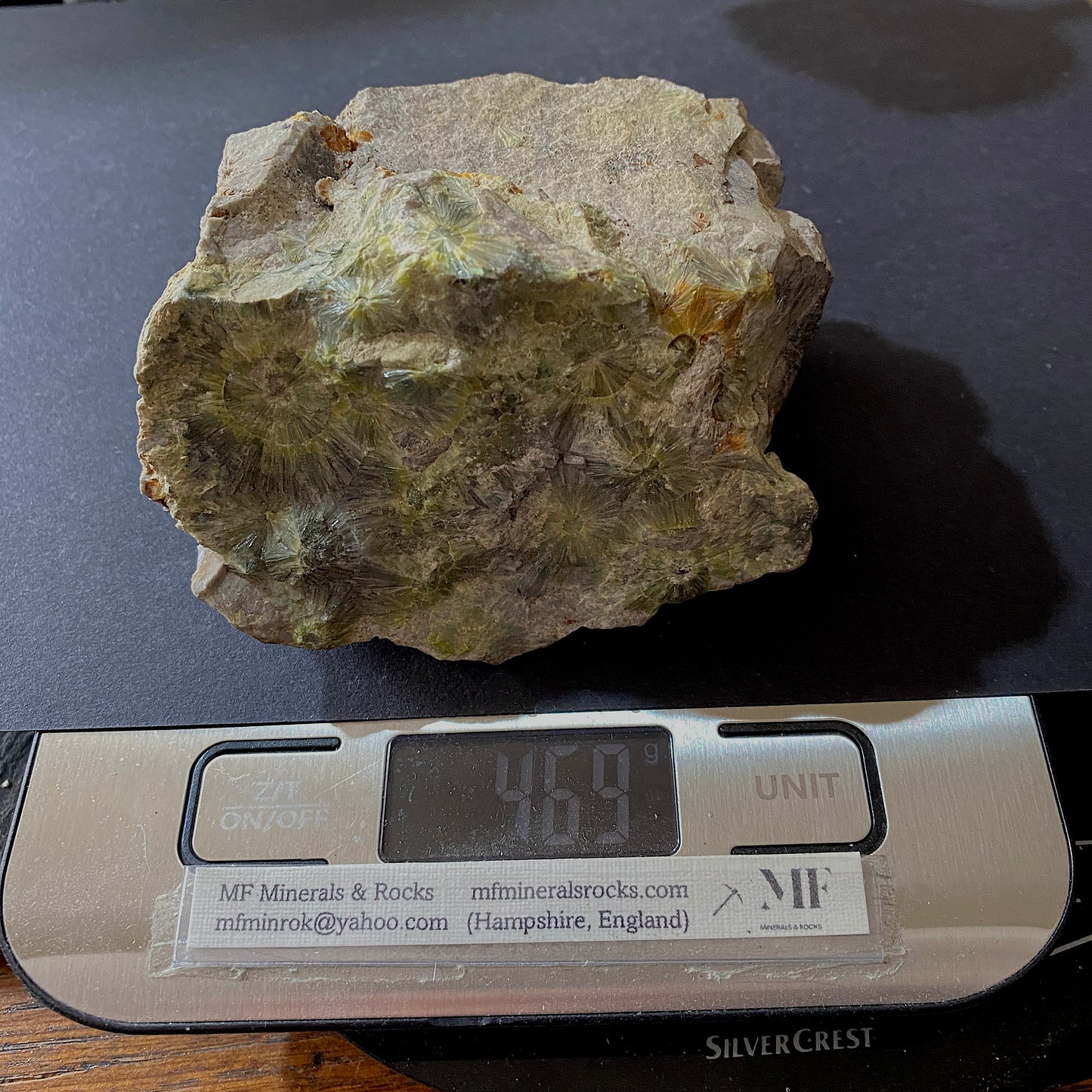 WAVELLITE - MAULDIN MOUNTAIN, MONTGOMERY COUNTY, ARKANSAS, U.S.A. LARGE 468g  MF6894