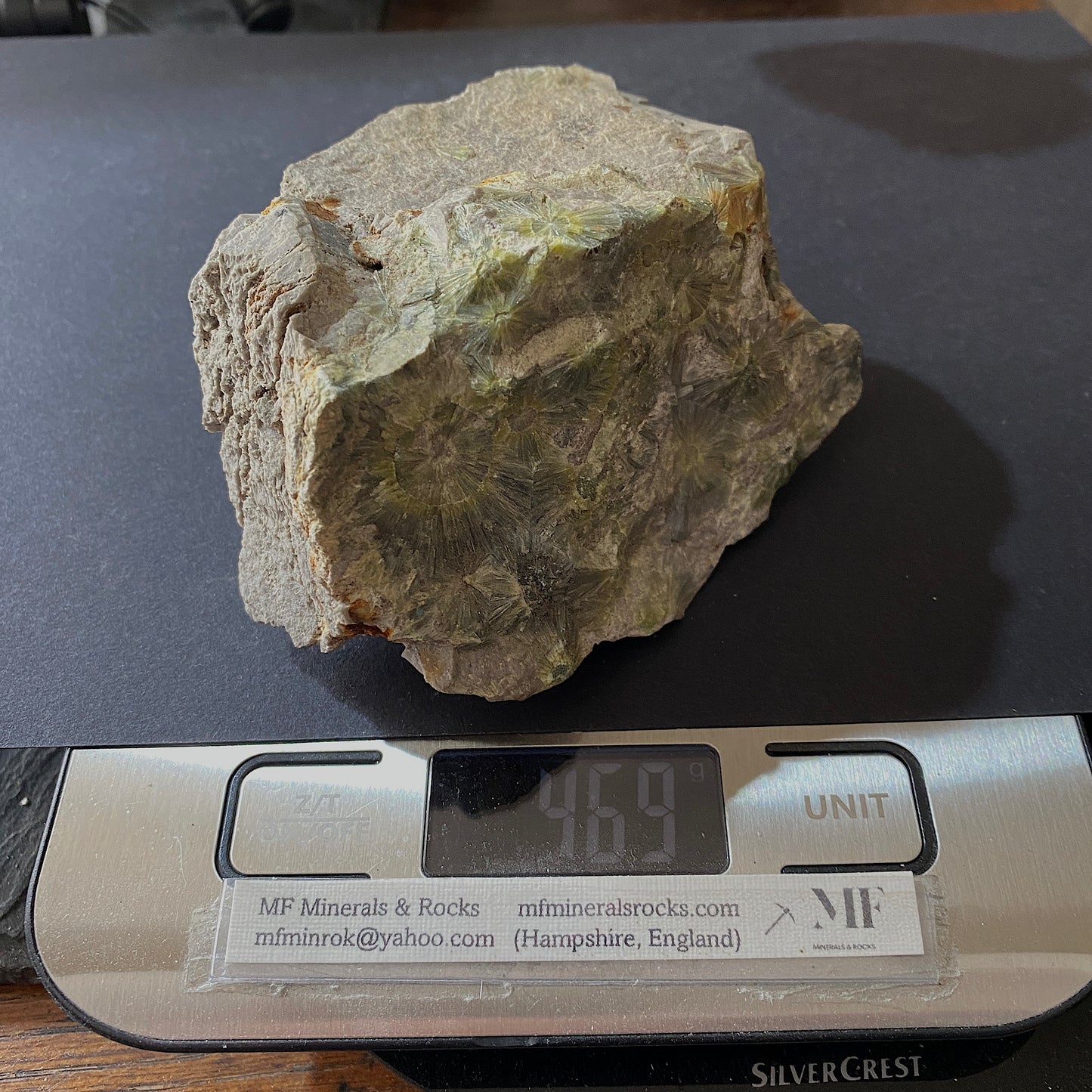 WAVELLITE - MAULDIN MOUNTAIN, MONTGOMERY COUNTY, ARKANSAS, U.S.A. LARGE 468g  MF6894