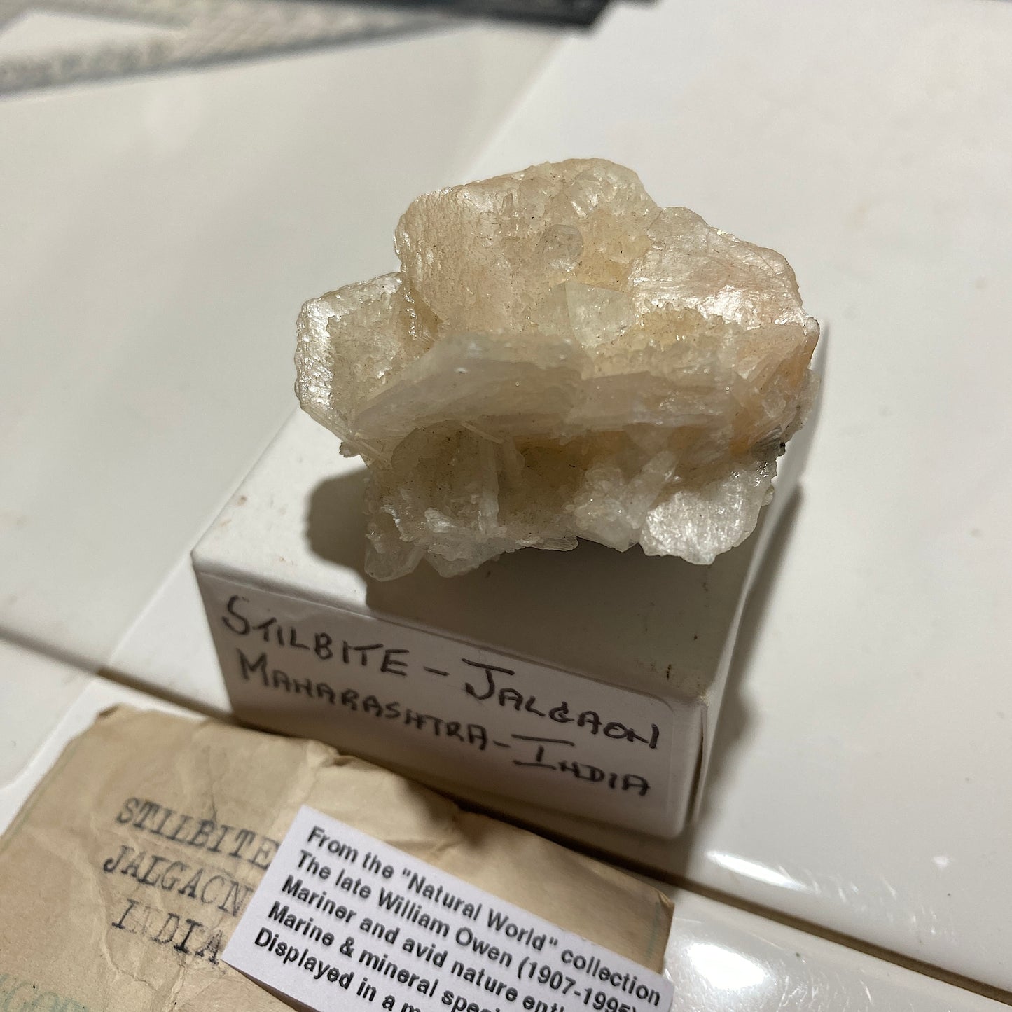 STILBITE FROM JALGAON, NASHIK, MAHARASHTRA, INDIA 37g MF1511