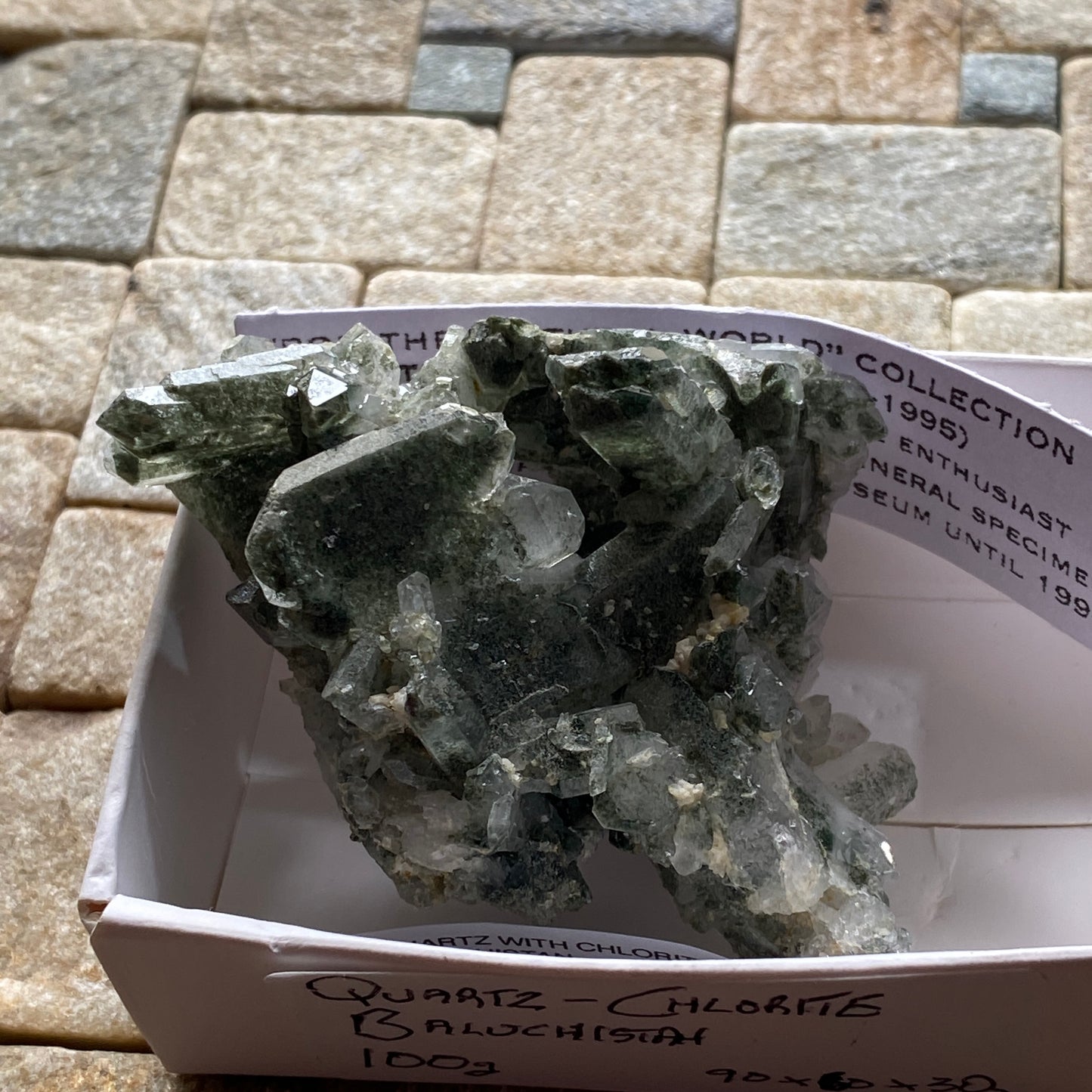 QUARTZ/CHLORITE DU DISTRICT DE KHARAN, PAKISTAN 100g MF6891