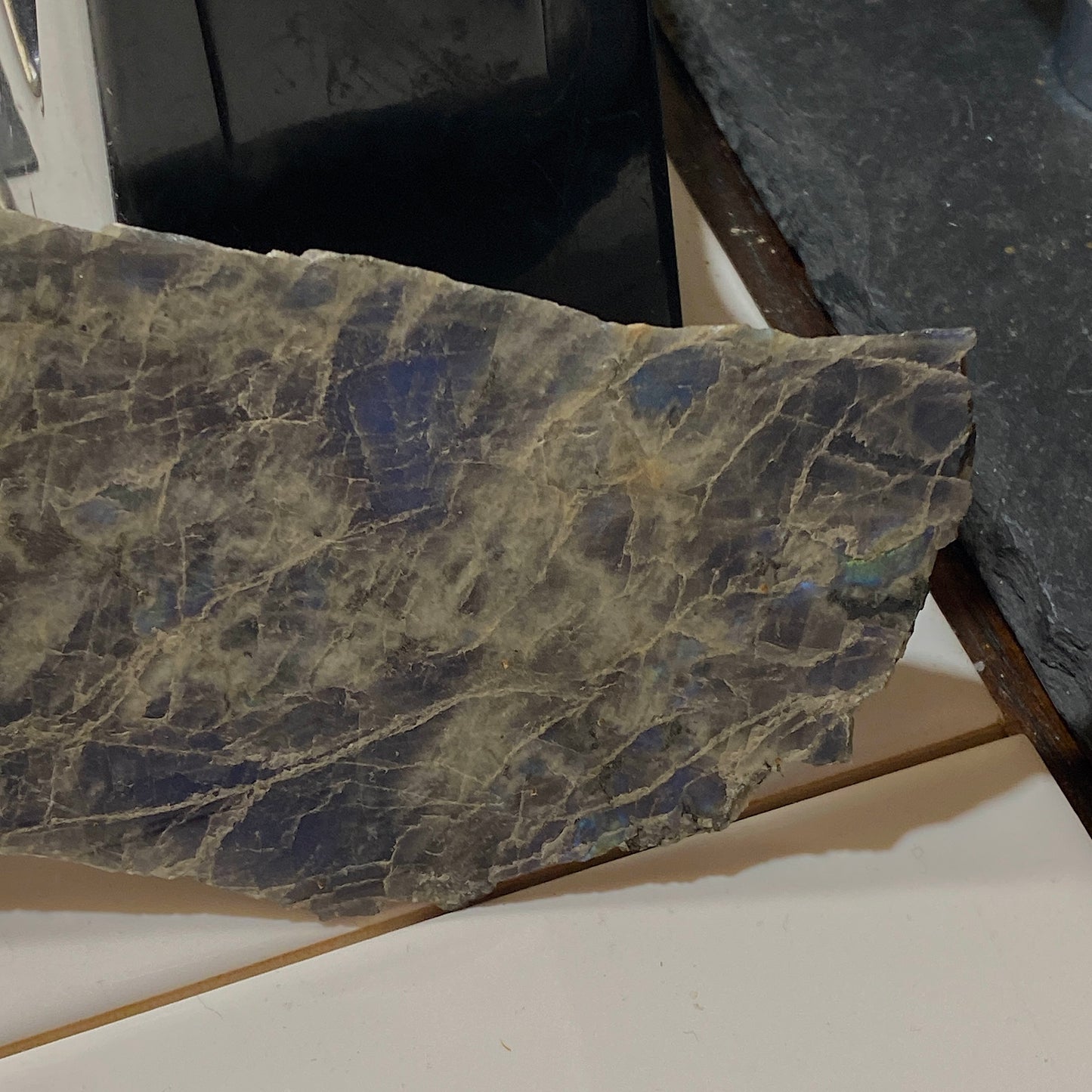 ANORTHITE [LABRADORITE] FELDSPAR - YLAMAA, FINLAND 185g MF6817