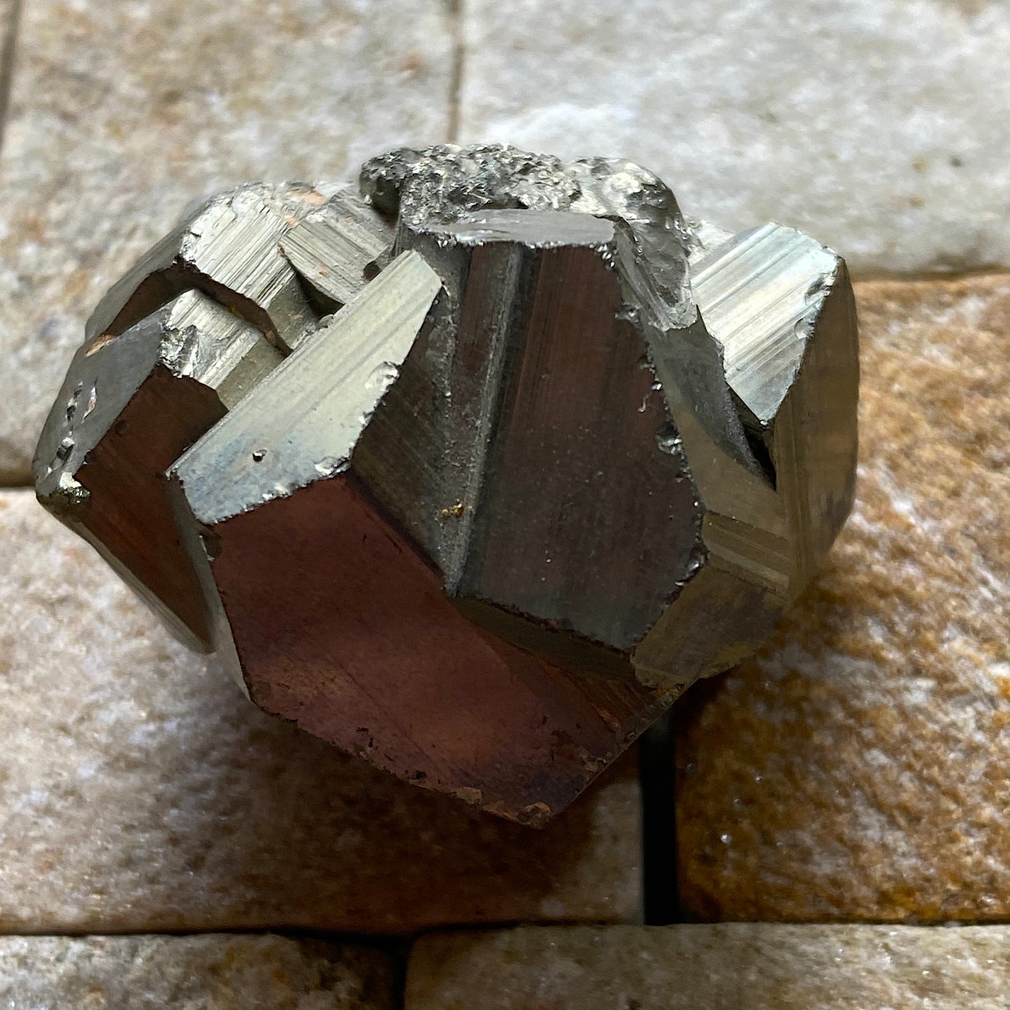 PYRITE BEAUTIFUL SPECIMEN FROM HUANZALA MINE, ANCASH, PERU. 51g MF5235