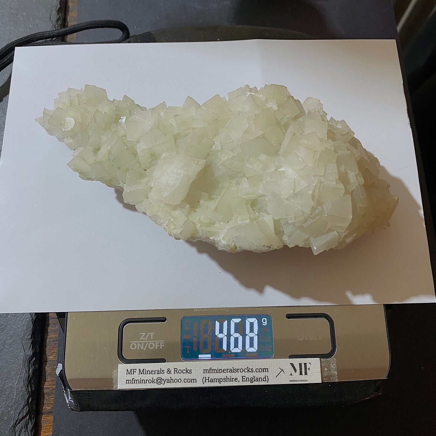 BEAUTIFUL CALCITE CRYSTAL ASSEMBLAGE FROM TSUMEB MINE, NAMIBIA 468g MF1570