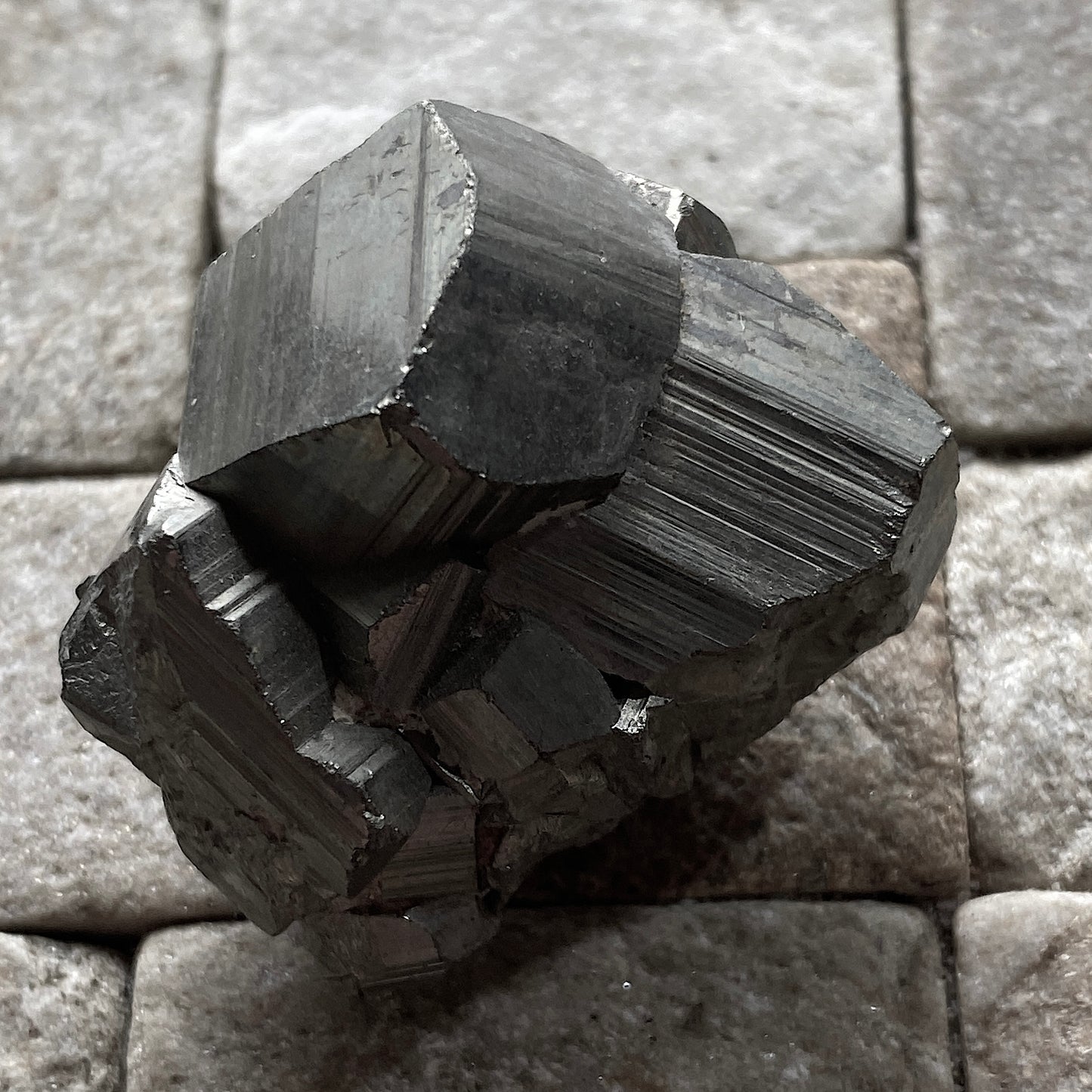 PYRITE BEAUTIFUL SPECIMEN FROM HUANZALA MINE, ANCASH, PERU. 51g MF5235