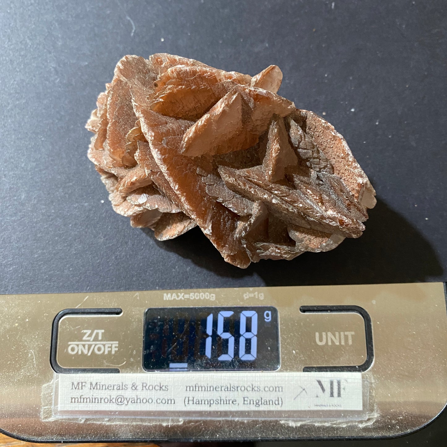 SELENITE DESERT ROSE - TUNISIA SAHARA DESERT, AFRICA 158g MF6896