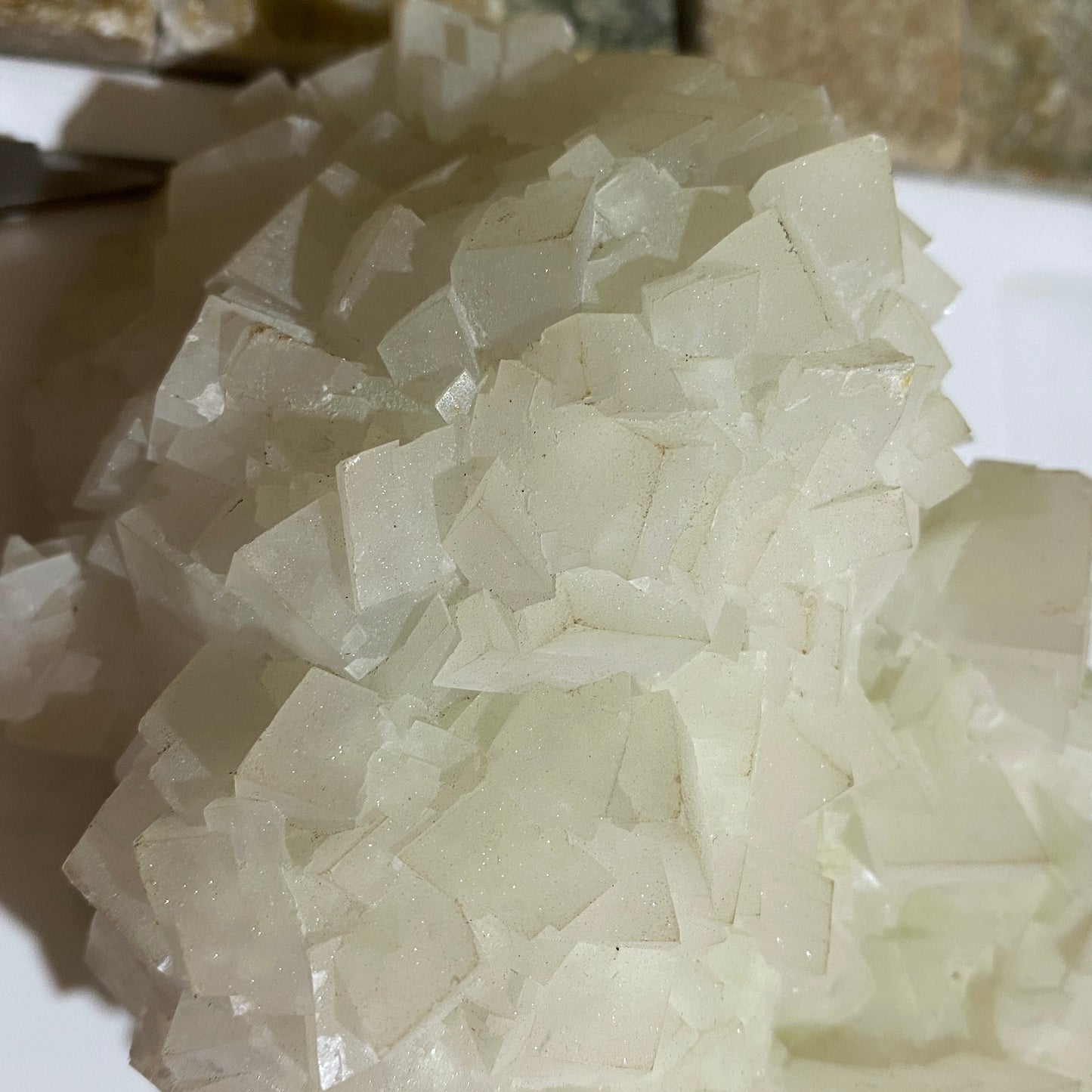 BEAUTIFUL CALCITE CRYSTAL ASSEMBLAGE FROM TSUMEB MINE, NAMIBIA 468g MF1570