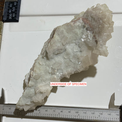 BEAUTIFUL CALCITE CRYSTAL ASSEMBLAGE FROM TSUMEB MINE, NAMIBIA 468g MF1570