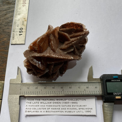 SELENITE DESERT ROSE - TUNISIA SAHARA DESERT, AFRICA 158g MF6896