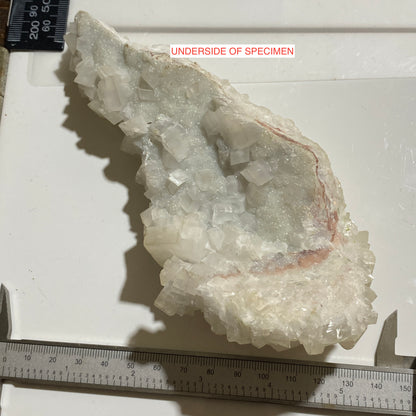 BEAUTIFUL CALCITE CRYSTAL ASSEMBLAGE FROM TSUMEB MINE, NAMIBIA 468g MF1570