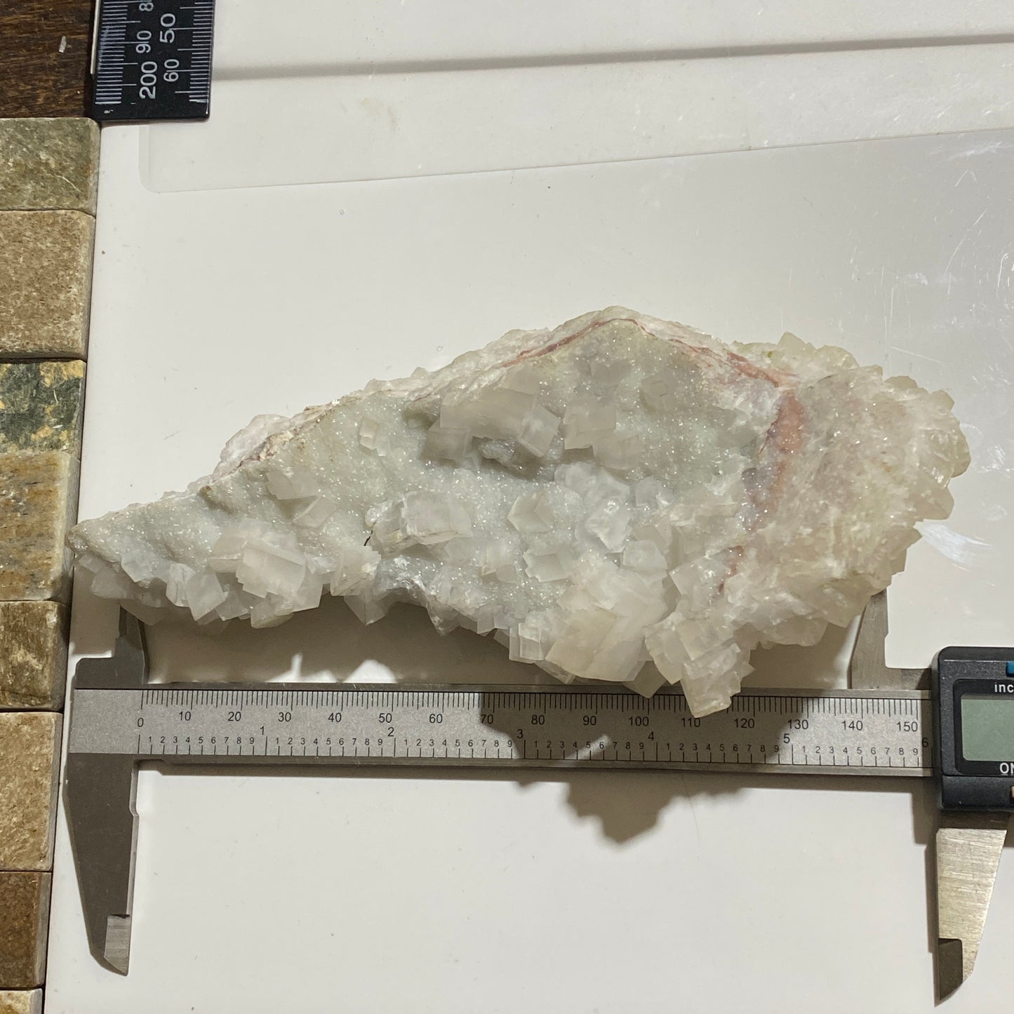 BEAUTIFUL CALCITE CRYSTAL ASSEMBLAGE FROM TSUMEB MINE, NAMIBIA 468g MF1570