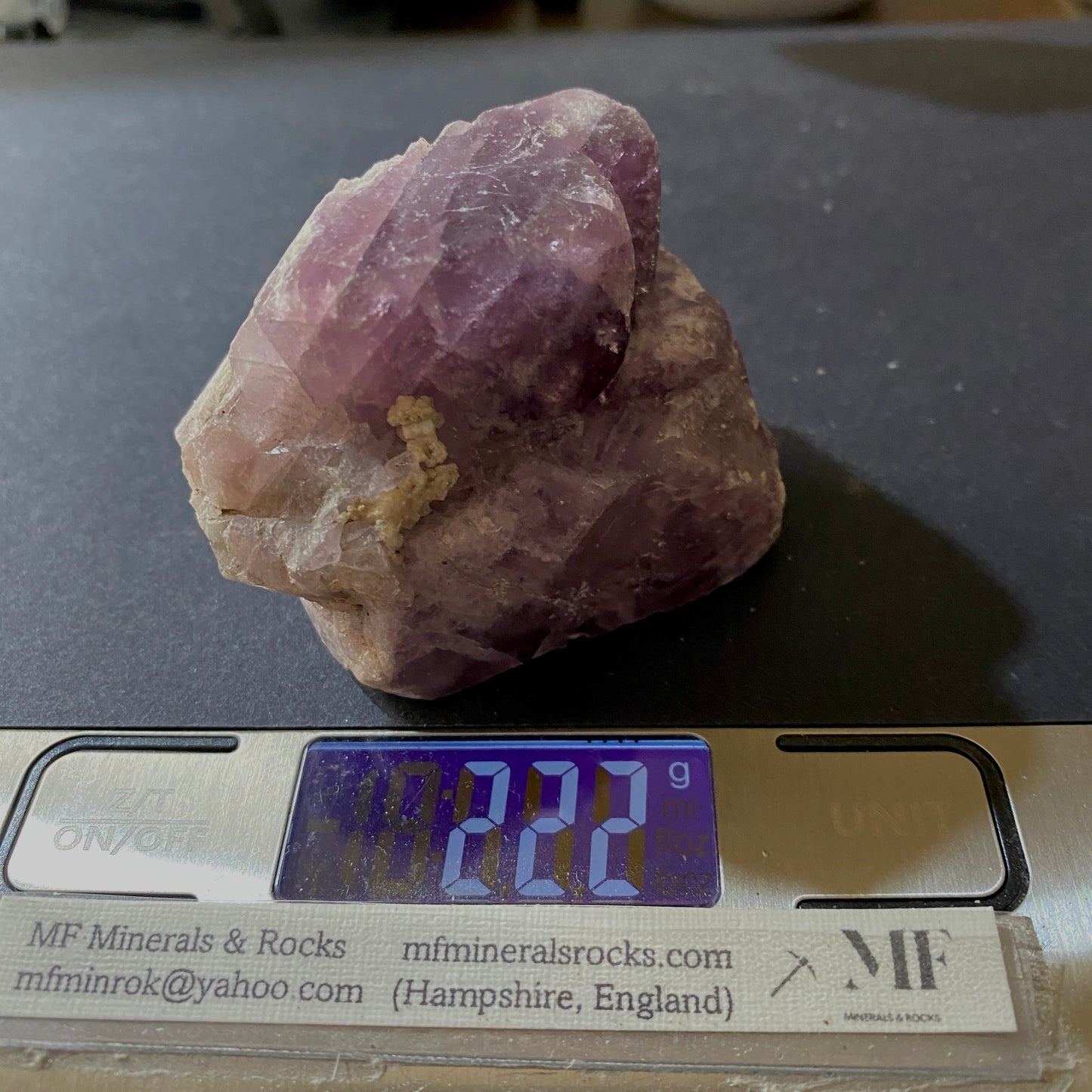 FLUORITE - GREENLAWS MINE, STANHOPE, COUNTY DURHAM, ENGLAND 222g MF6813