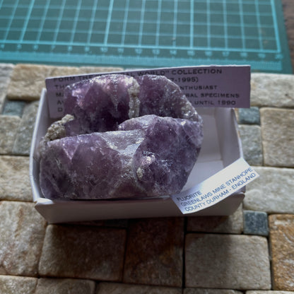 FLUORITE - GREENLAWS MINE, STANHOPE, COUNTY DURHAM, ENGLAND 222g MF6813