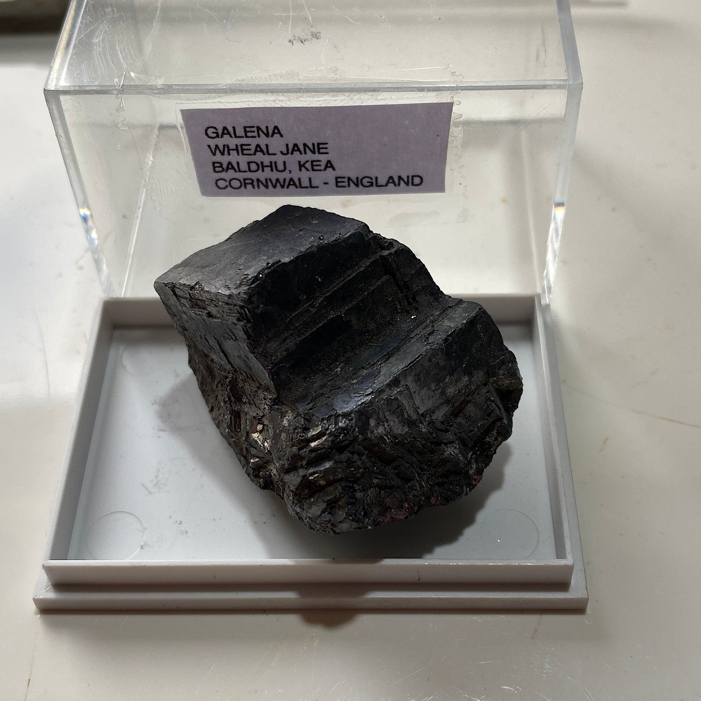 GALENA SPECIMEN - WHEAL JANE, BALDHU, KEA, CORNWALL, ENGLAND 84g MF6865