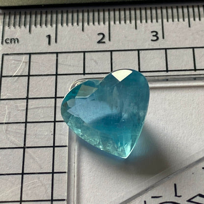 AQUAMARINE BERYL NATURAL MINED GEMSTONE - SHENGUS, GILGIT-BALTISTAN, PAKISTAN 10.83Ct MFG1894