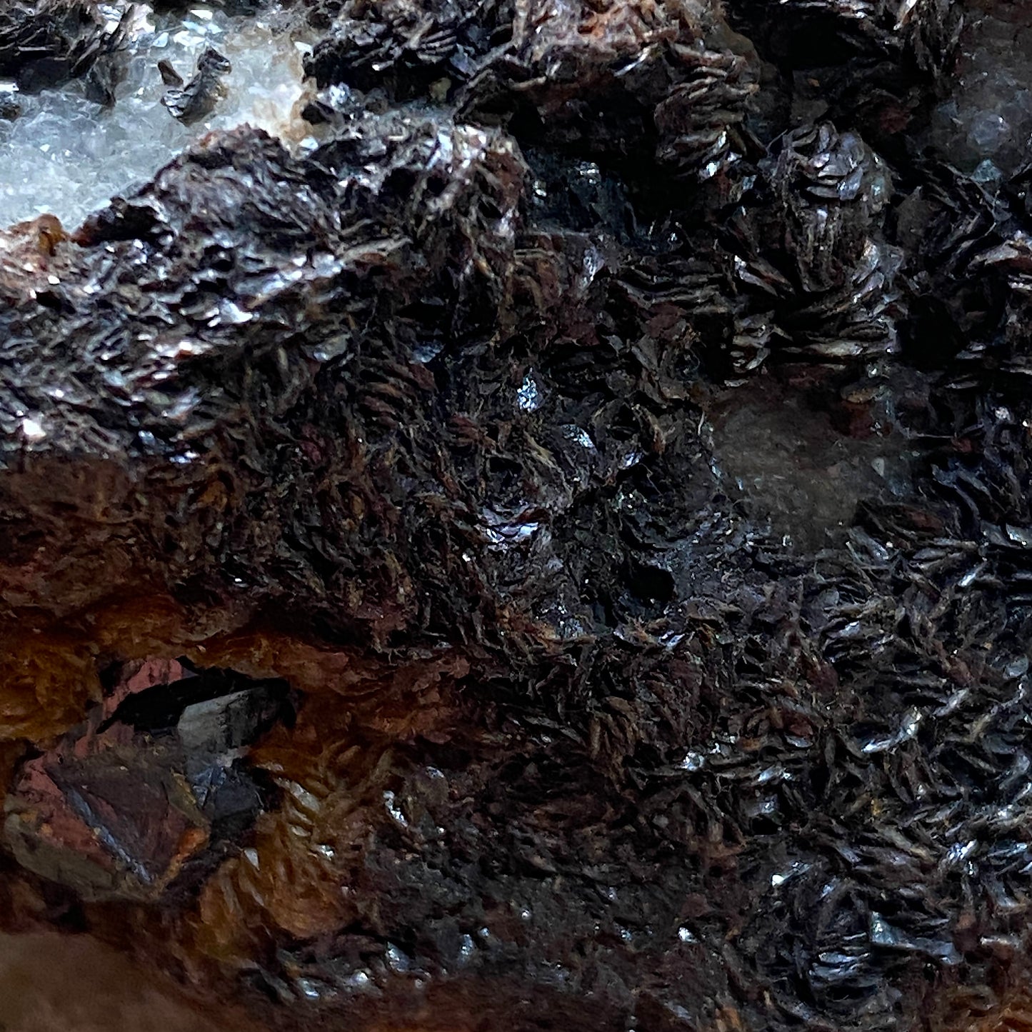 HEMATITE "IRON ROSES" : LECHANG MINE, SHAOGUAN, GUANGDONG, CHINA 103g MF5239