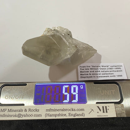 CALCITE TWINNED SCALENOHEDRONS, TAFFS WELL QUARRY, WALES, U.K.