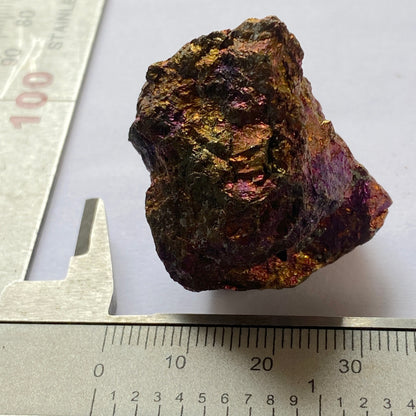 PEACOCK COPPER ORE FROM SAN MARTIN MINE, MEXICO 44g MF2044