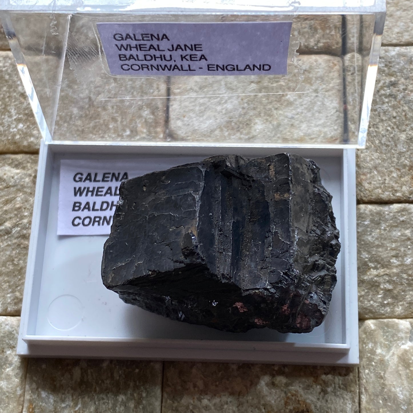 GALENA SPECIMEN - WHEAL JANE, BALDHU, KEA, CORNWALL, ENGLAND 84g MF6865