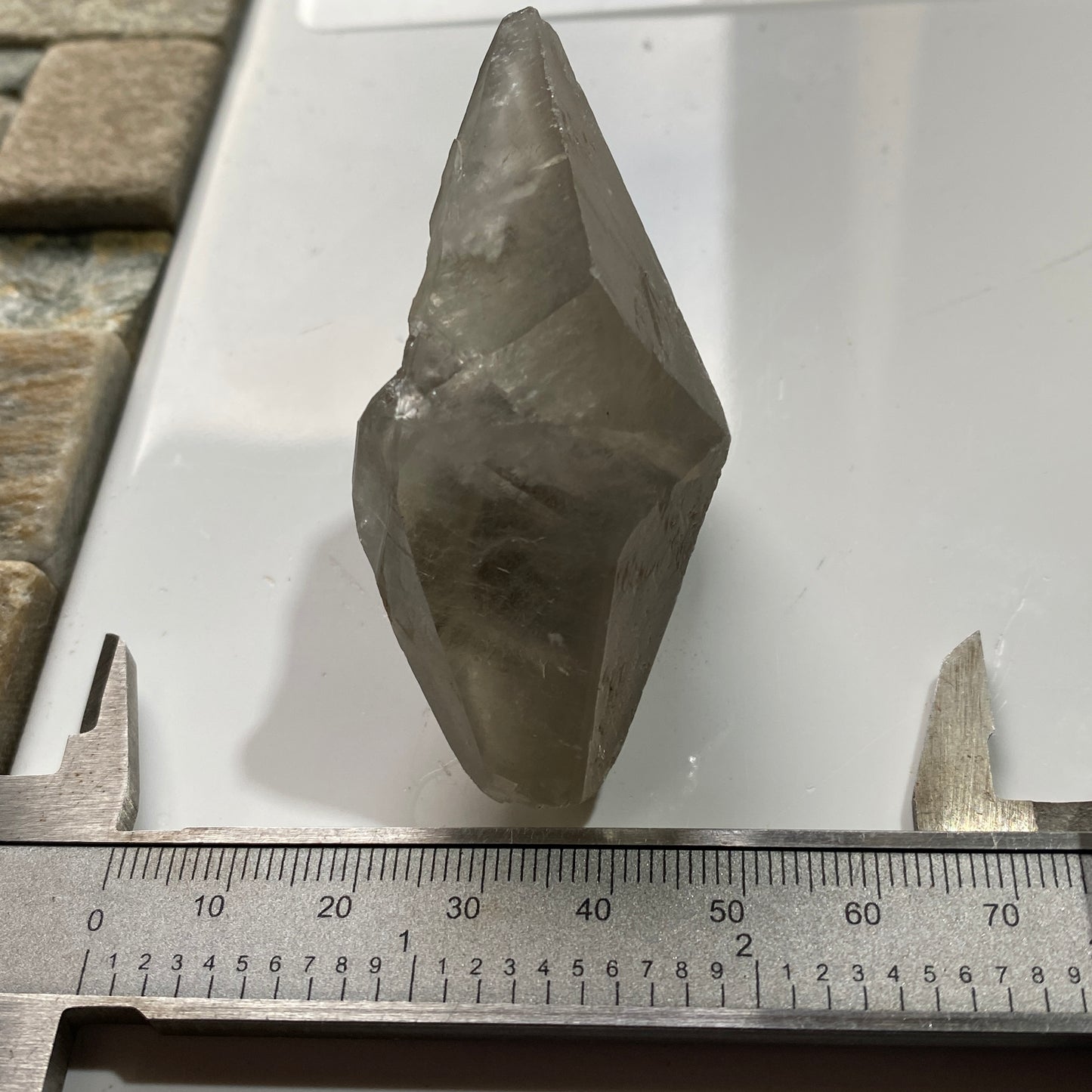 CALCITE TWINNED SCALENOHEDRONS, TAFFS WELL QUARRY, WALES, U.K.