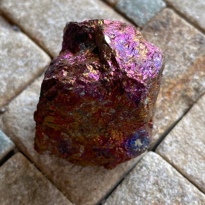 PEACOCK COPPER ORE FROM SAN MARTIN MINE, MEXICO 44g MF2044