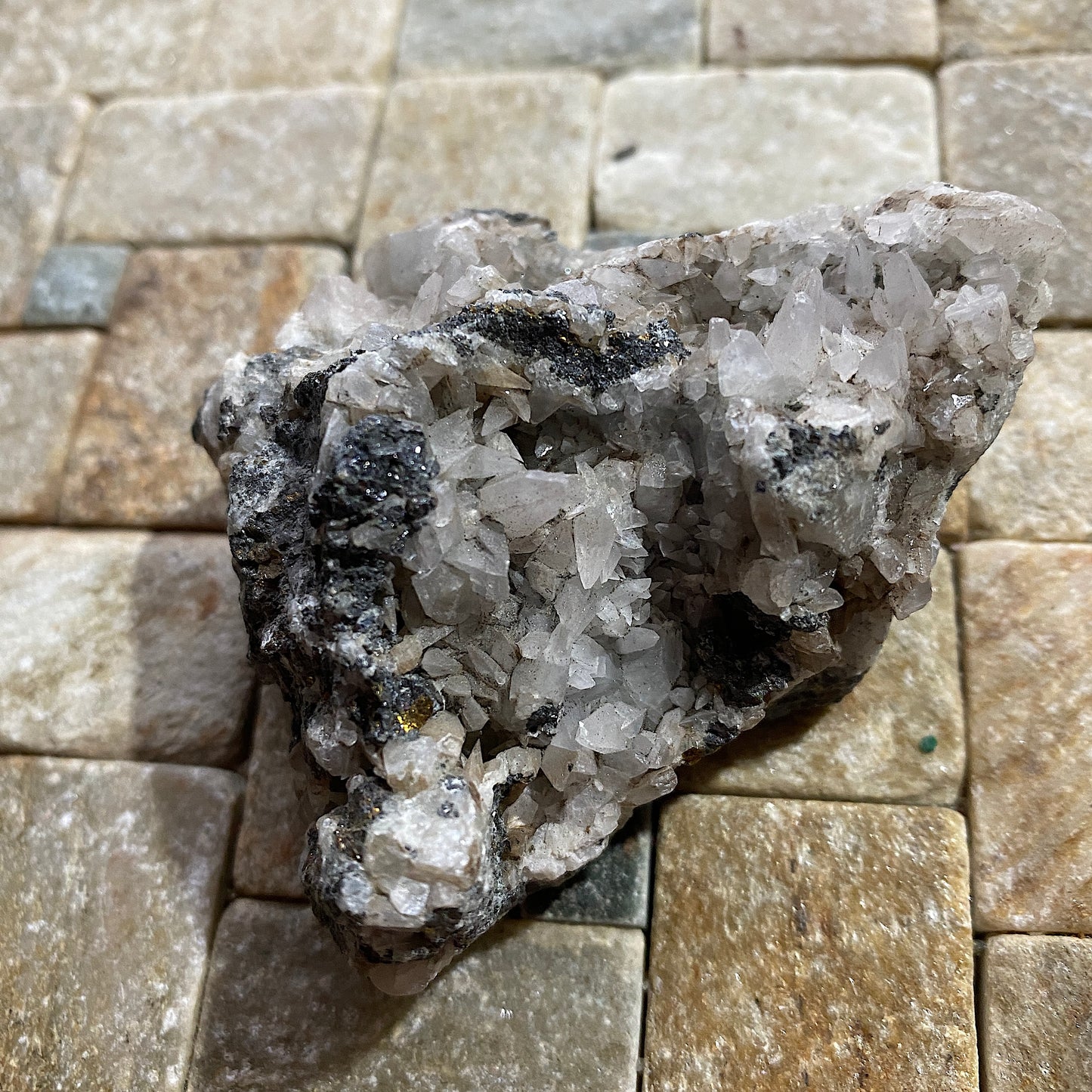 CALCITE/CHALCOPYRITE ETC FROM CHICLA MINING DISTRICT, PERU 140g MF1513