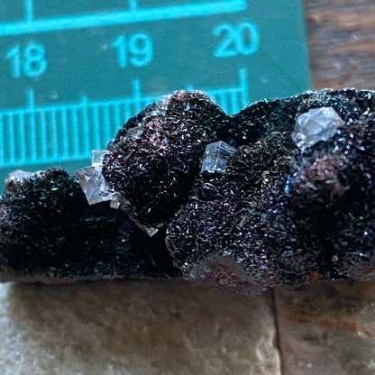 SPECULARITE/HEMATITE/FLUORITE FROM ULLCOATS MINE, CUMBRIA 56g MF2045